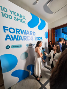 Ask2Travel CEO, Stephanie Anastasiou, at the Foward 2026 Event.